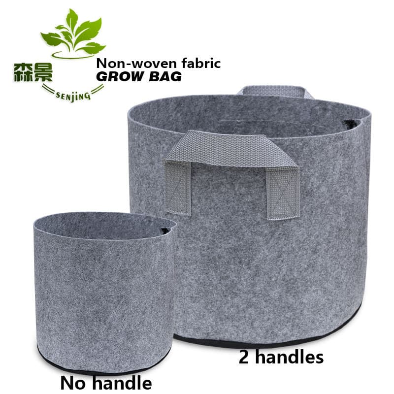 Cross -mirror plant bag Grow Bag Planting Black non -woven measuring bagbagsbuilding bag growing bags for seedling pots 9