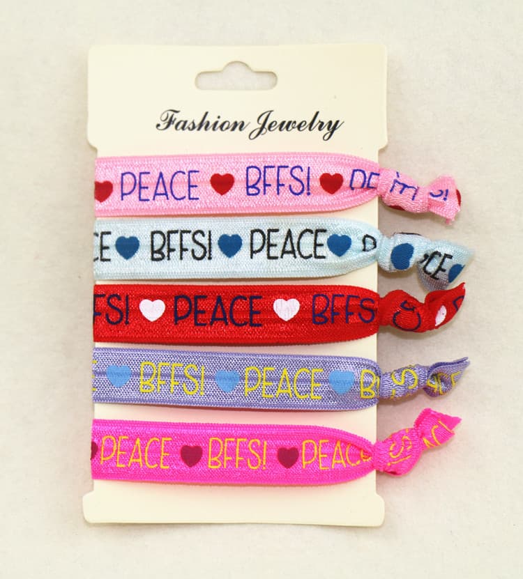 Hair Tie Elastic - Knotted Style Candy Colors 2