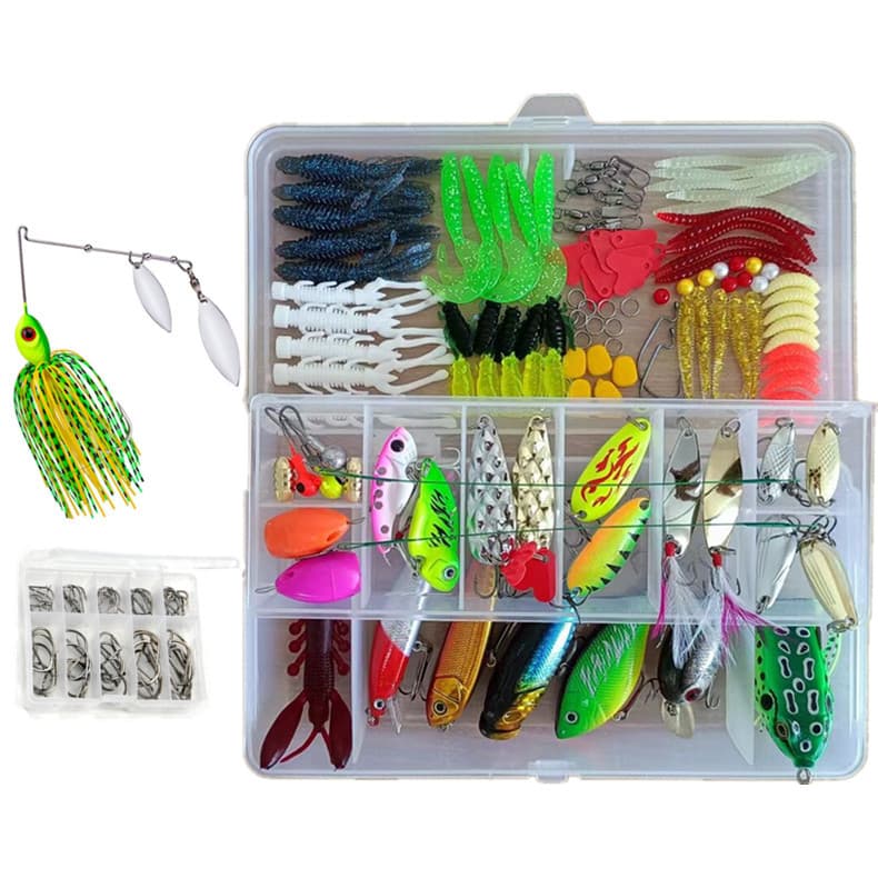 Classic Luya bait suit freshwater seawater fake bait tillery and sequins soft bait wholesale Thunder frog Mino fish bait 2