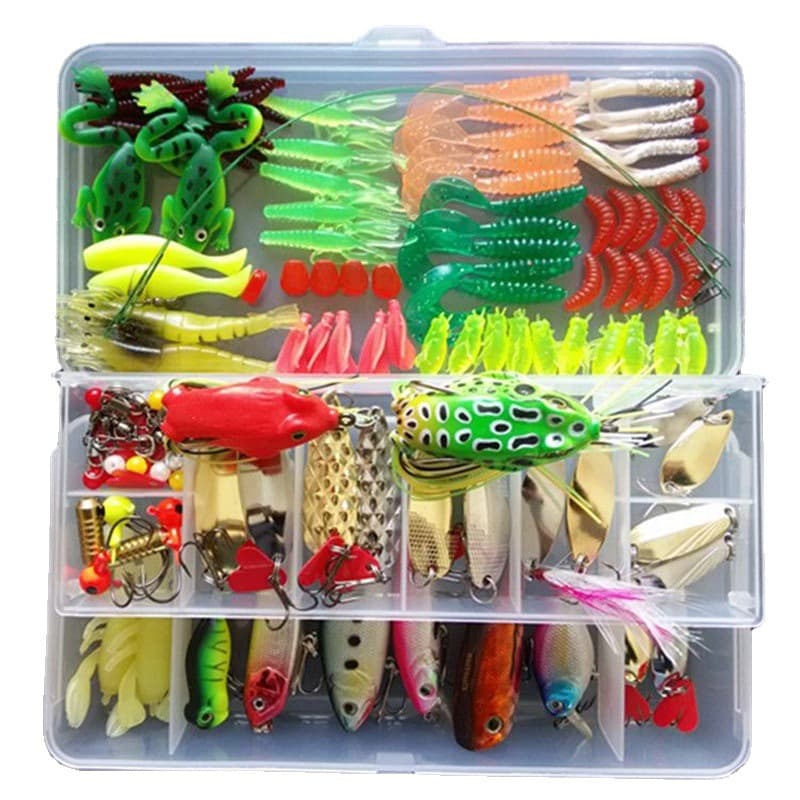 Classic Luya bait suit freshwater seawater fake bait tillery and sequins soft bait wholesale Thunder frog Mino fish bait 5