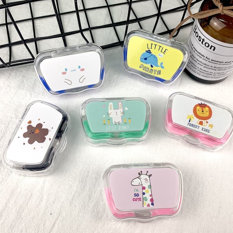 (Wholesale), brand invisible glasses, cartoon handheld storage box 2