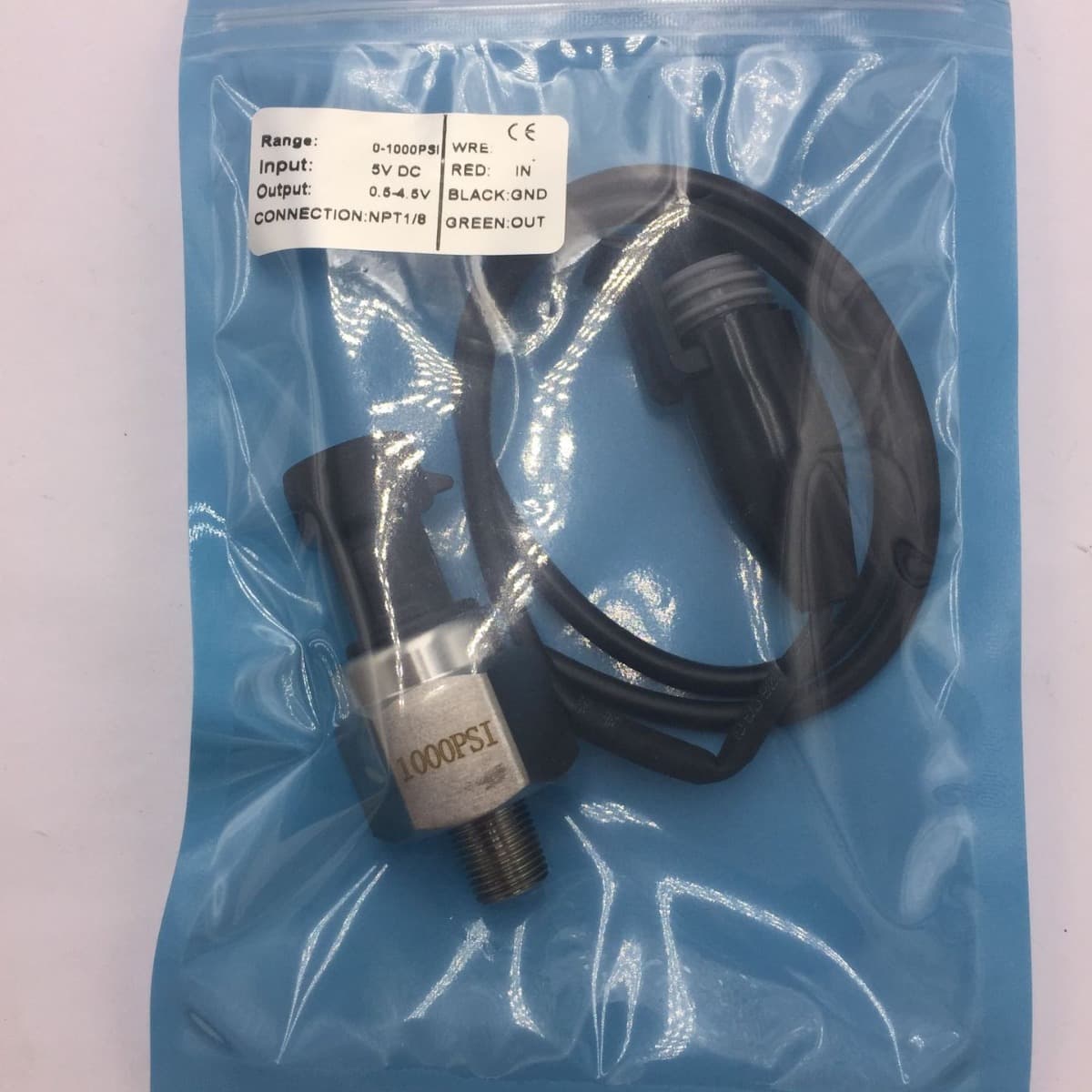 High pressure water gun transmitter ceramic 1000psi sensor manufacturer supplies uniform wire 4