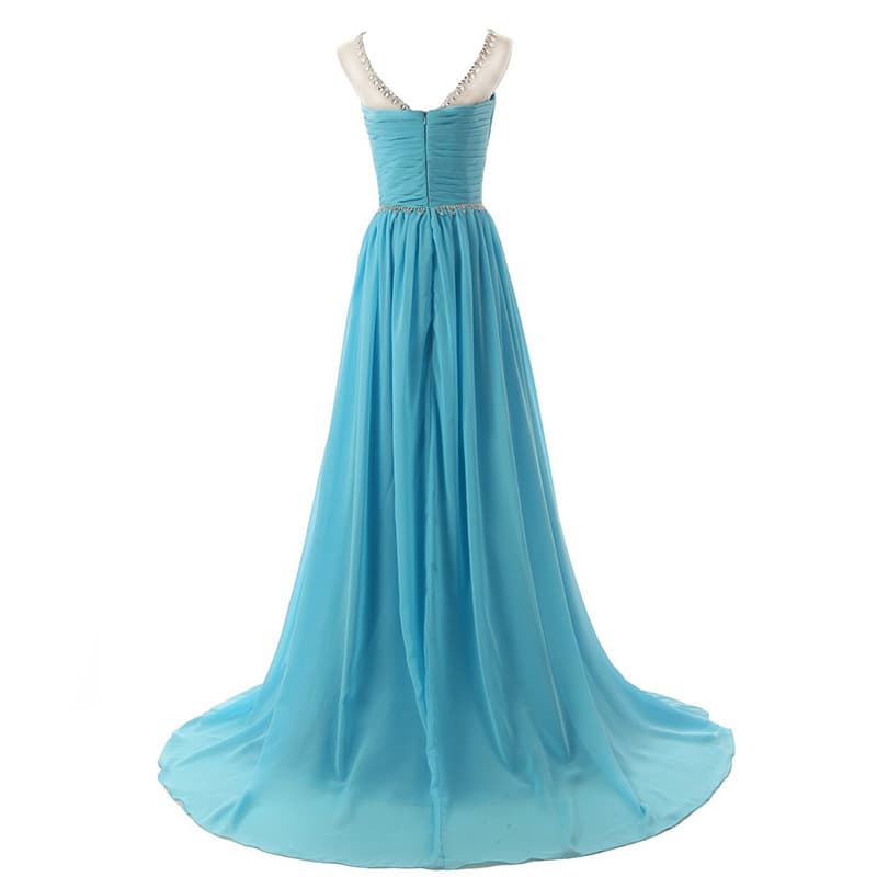 (Wholesale), fashionable long wedding dress, evening dress, worn on the shoulder 3