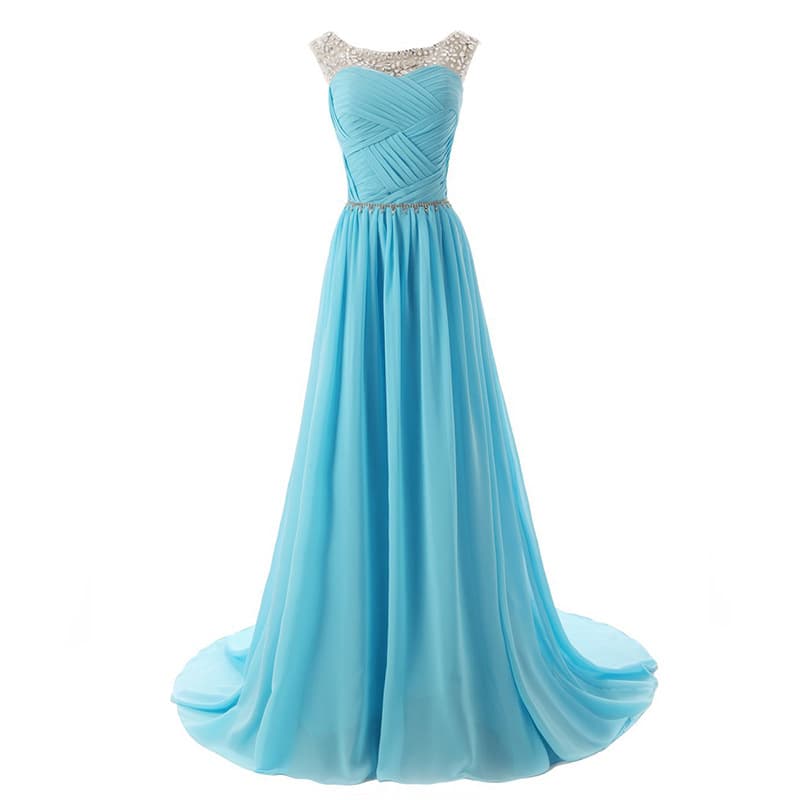 Fashionable long wedding dress, evening dress, worn on the shoulder