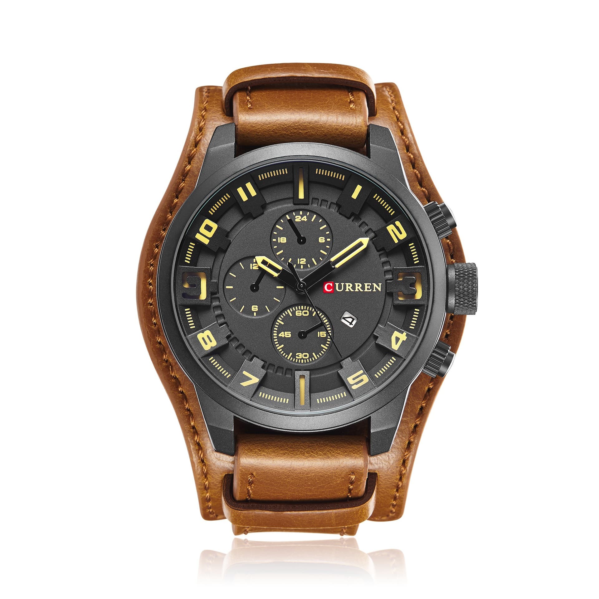 (Cross-border trading), swiss watch, waterproof calendar, quartz belt 1