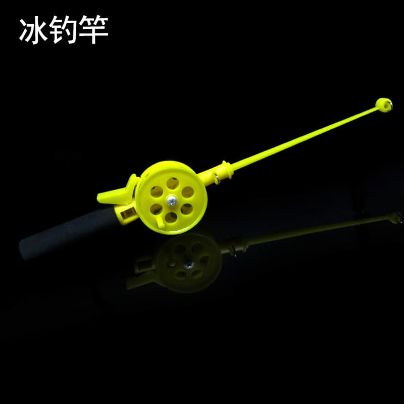 Factory direct supply for outdoor fishing, winter fishing, 34cm cross-border ice fishing rod, export fishing gear, fishing rod, children's rod 2