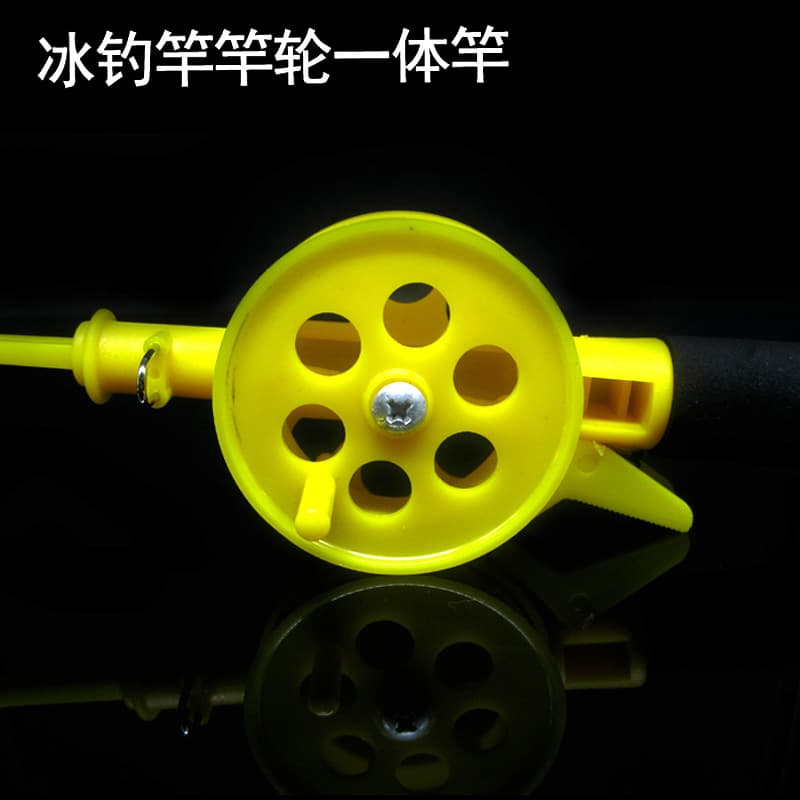 Factory direct supply for outdoor fishing, winter fishing, 34cm cross-border ice fishing rod, export fishing gear, fishing rod, children's rod 4