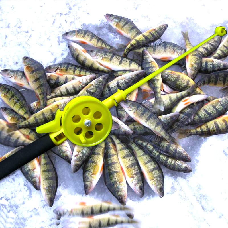 Factory direct supply for outdoor fishing, winter fishing, 34cm cross-border ice fishing rod, export fishing gear, fishing rod, children's rod 1
