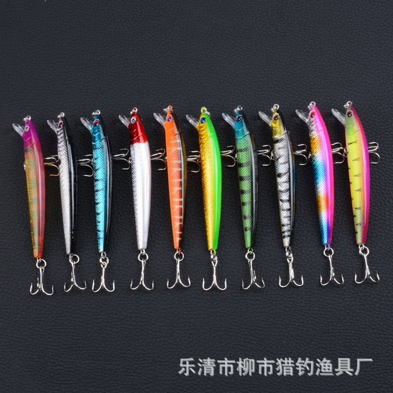 Wei Luya Floating Minnow Hard Bait 9.5cm/8.5g Sea Fishing Lure 2