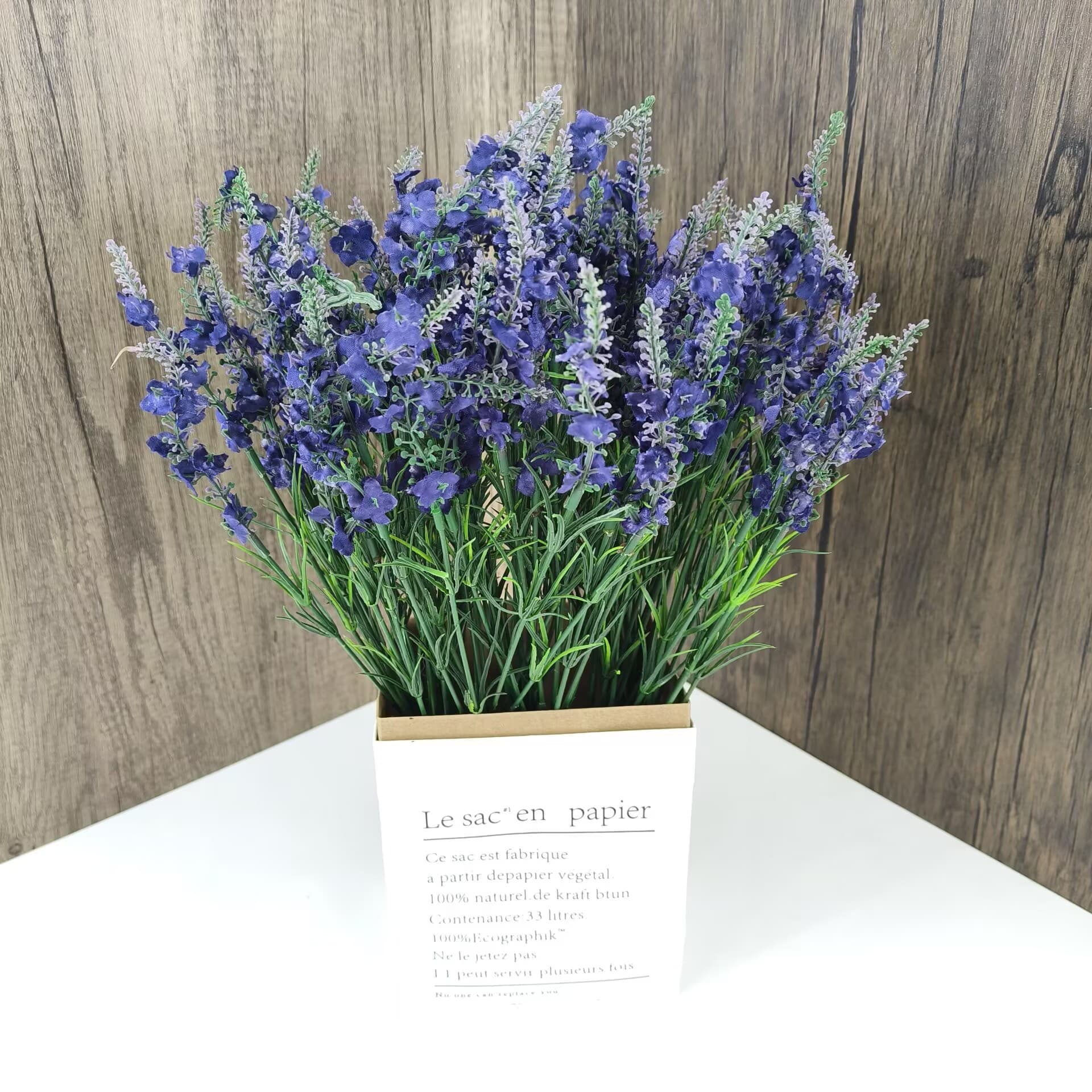 (Wholesale), lavender artificial plants, plastic realistic flowerpot 3