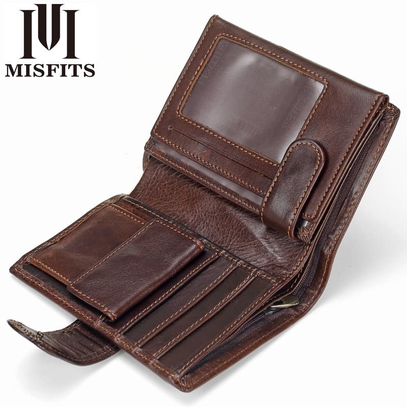 (Cross-border trading), short wallet, leather bag, capacious card holder, genuine leather, cowhide 1