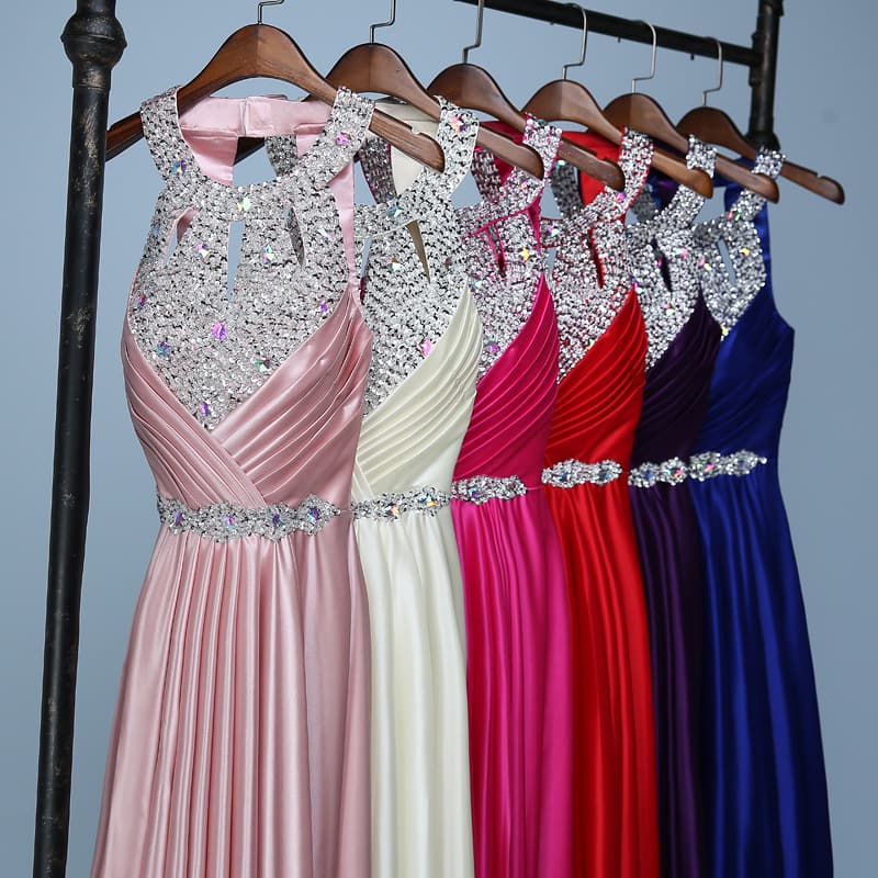 Elegant long evening dress for bride 2