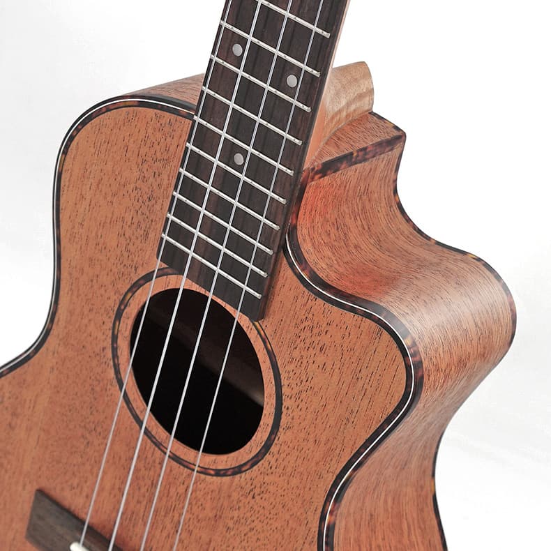 Factory supply 26 -inch all -peach blossom heart lack of corner Ukulele Ukulele four -string piano guitar 4