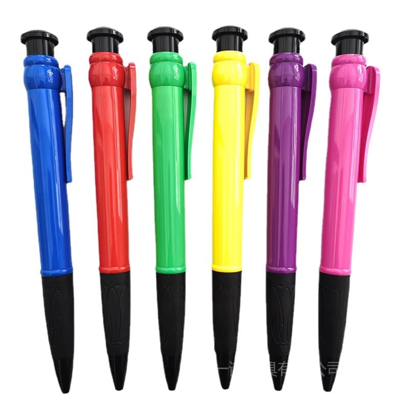 Supply of stationery creative Christmas candy color extra large 28.5CM Big Mac advertising ballpoint pen large pen manufacturer 5