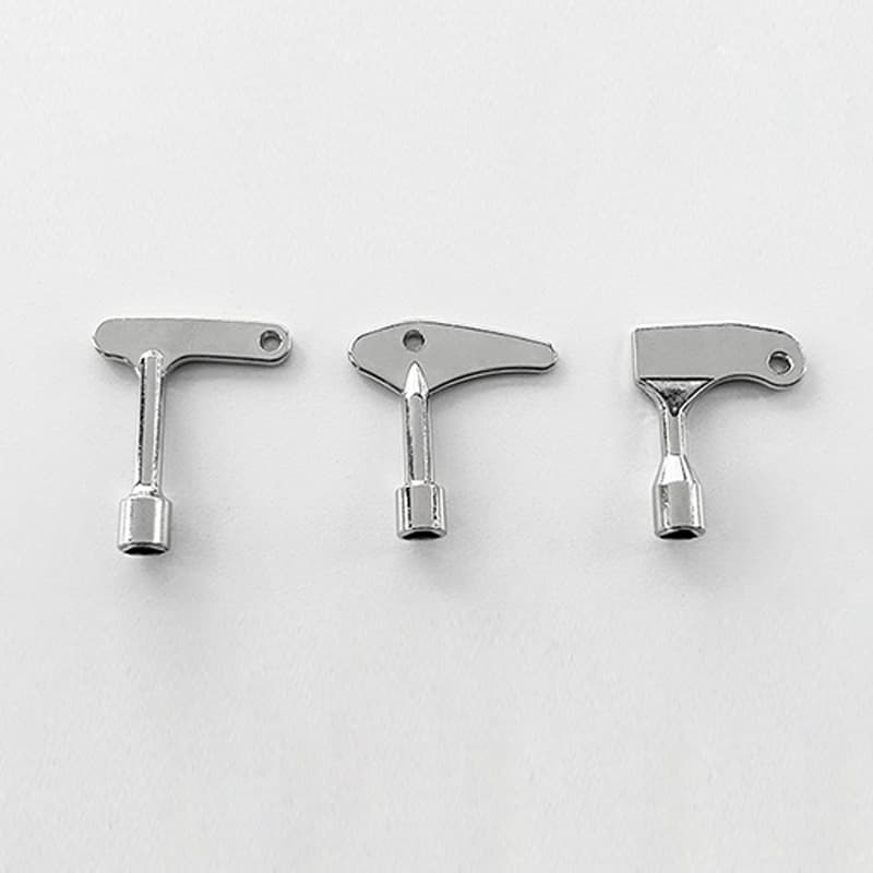 晟源 Ms705 triangular lock key to tongue lock key, one word trash box lock distribution cabinet lock key 2