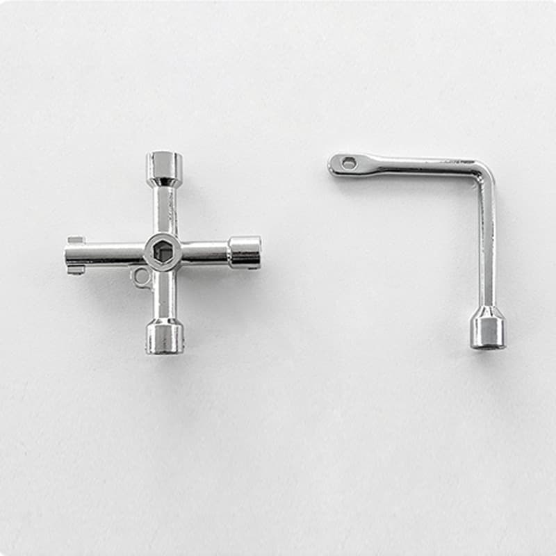 晟源 Ms705 triangular lock key to tongue lock key, one word trash box lock distribution cabinet lock key 4