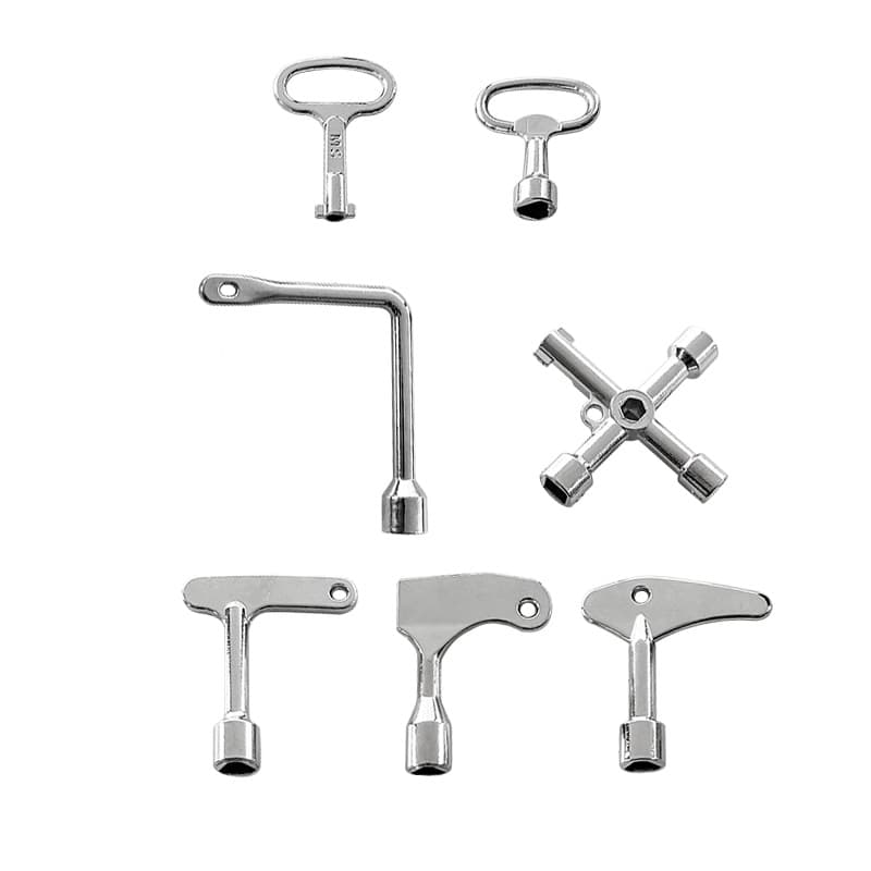 晟源 Ms705 triangular lock key to tongue lock key, one word trash box lock distribution cabinet lock key 5