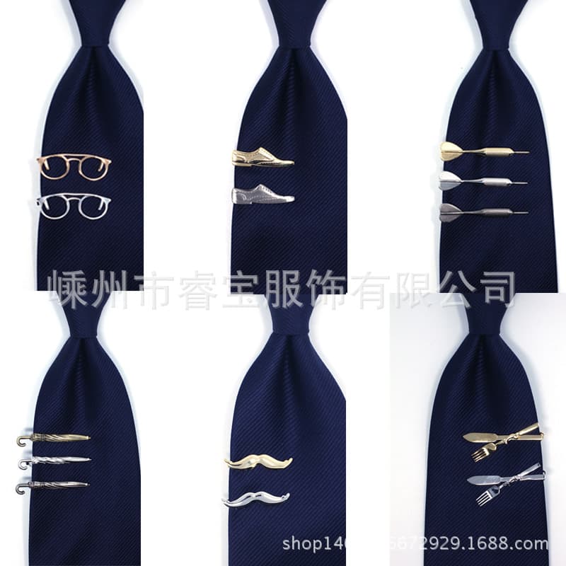 High-end glasses, tie, European style, Korean style 3