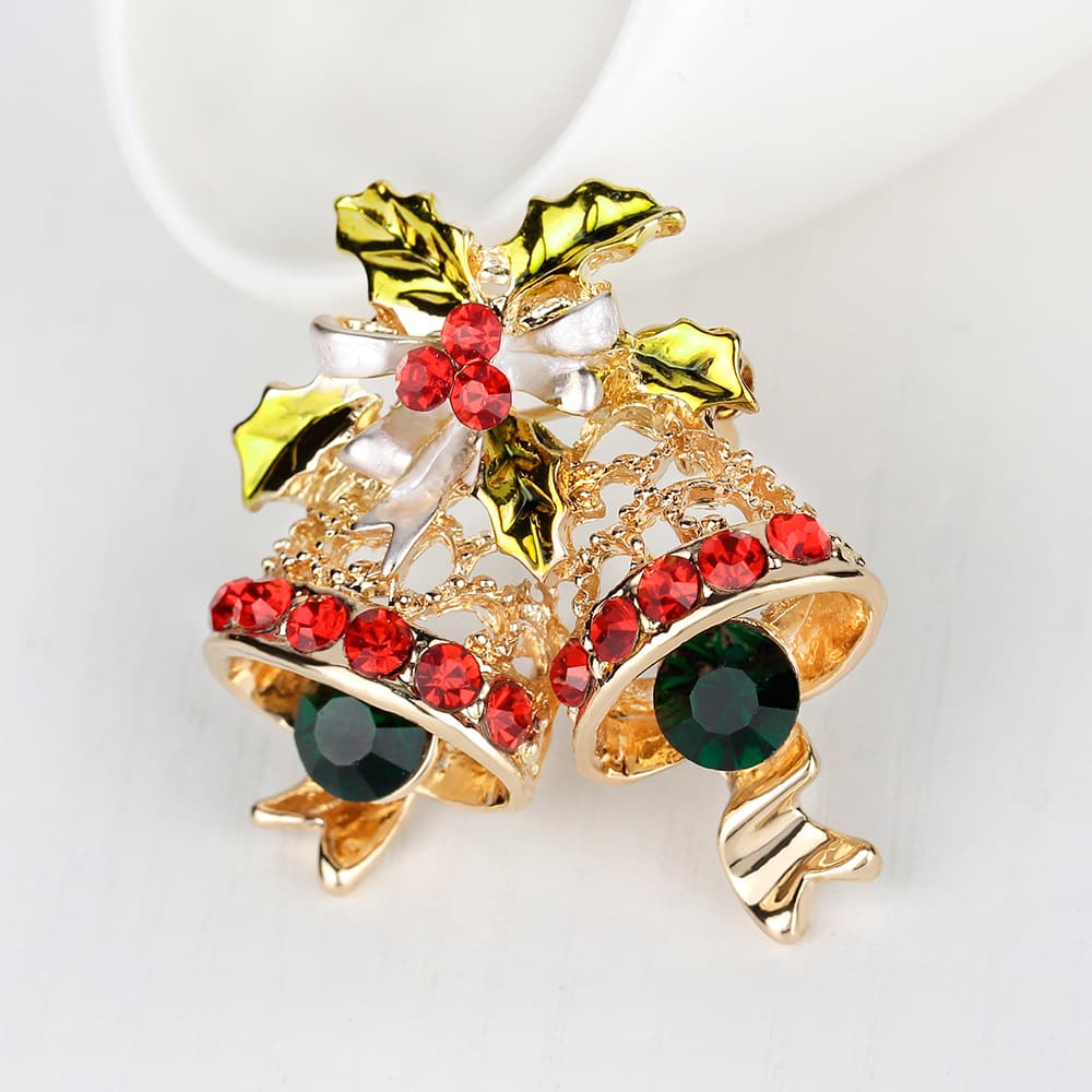 Dan Run Christmas brooch Christmas Tree Needle Needle Boots Boots Snow Bell Bell Penguin Breast Flower Christmas Series 3