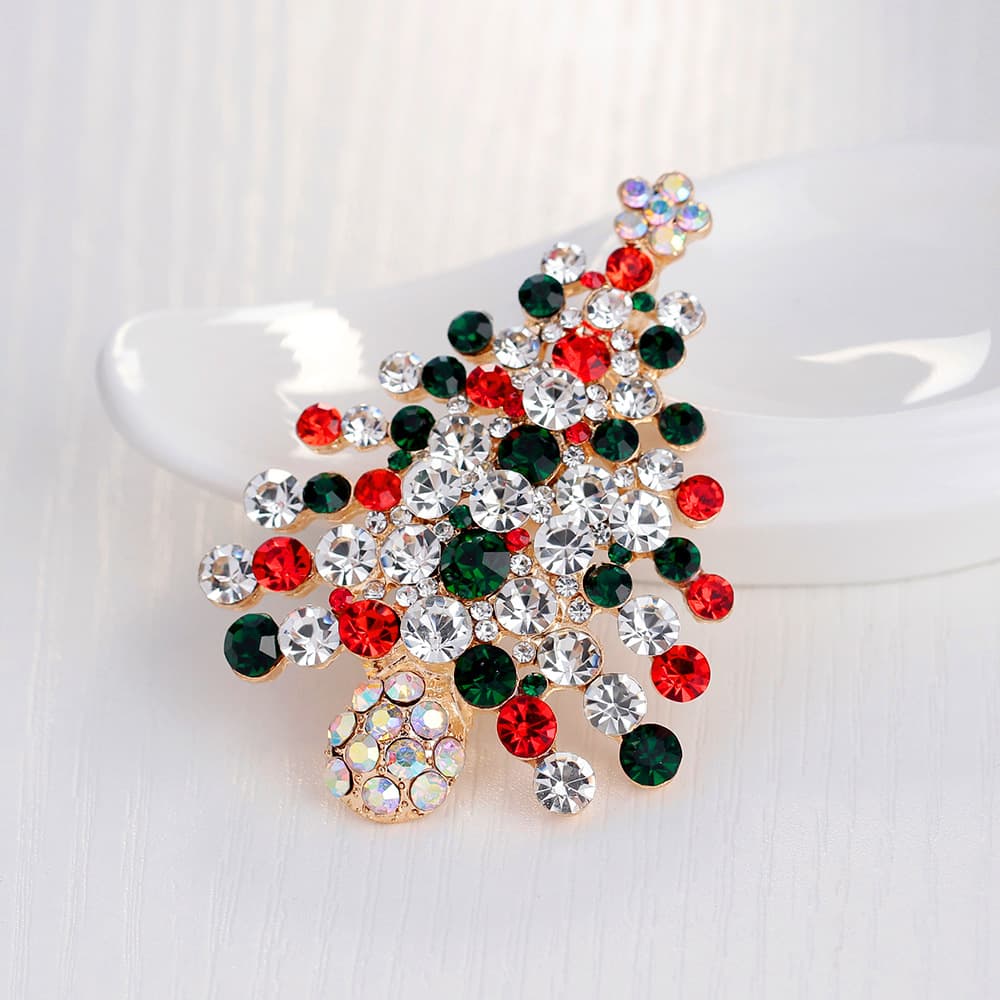 Dan Run Christmas brooch Christmas Tree Needle Needle Boots Boots Snow Bell Bell Penguin Breast Flower Christmas Series 5
