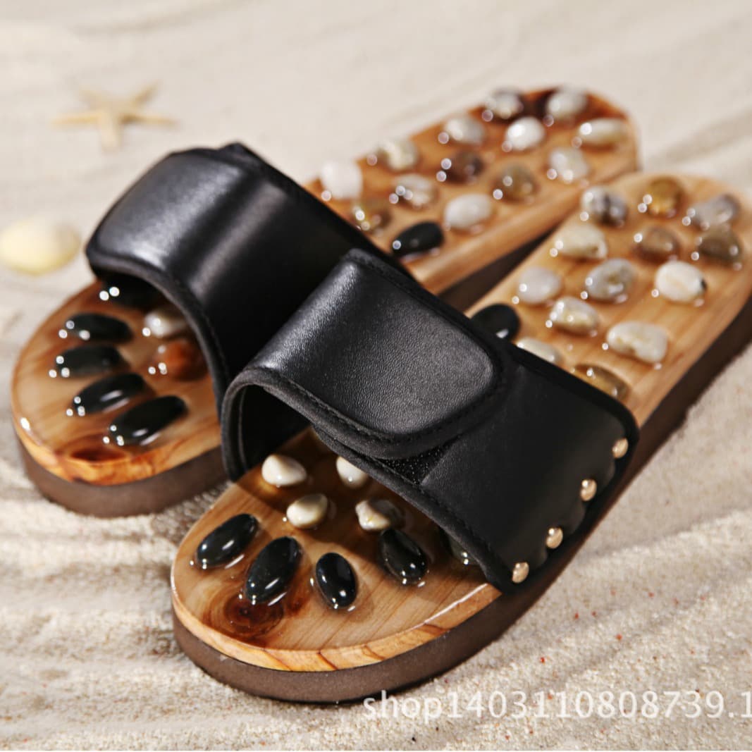 (Wholesale), summer non-slip massage slippers for men and women, foot acupressure massage, for beloved 2