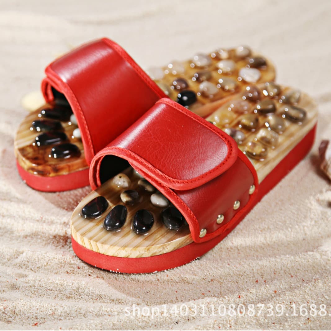 (Wholesale), summer non-slip massage slippers for men and women, foot acupressure massage, for beloved 1