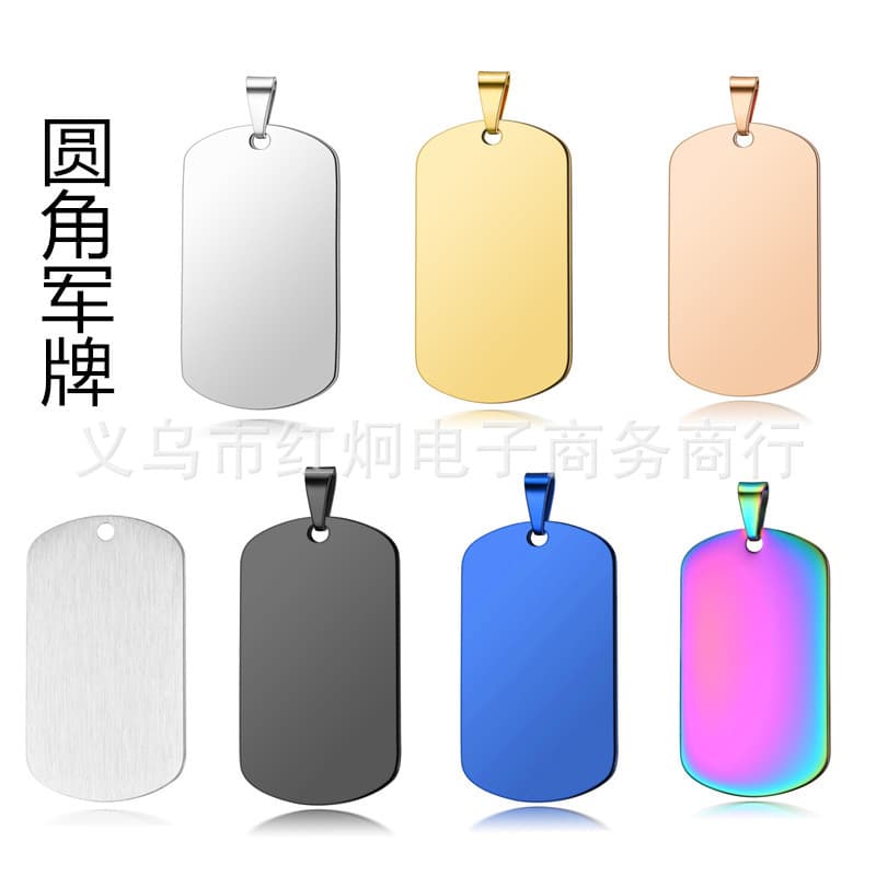 Carved necklace stainless steel, pendant, factory direct supply 3