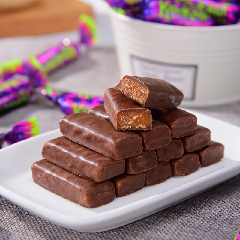 New Year imported from Russia purple sugar chocolate nut peanut sandwich wedding candy 500g Spring Festival snack snacks 4