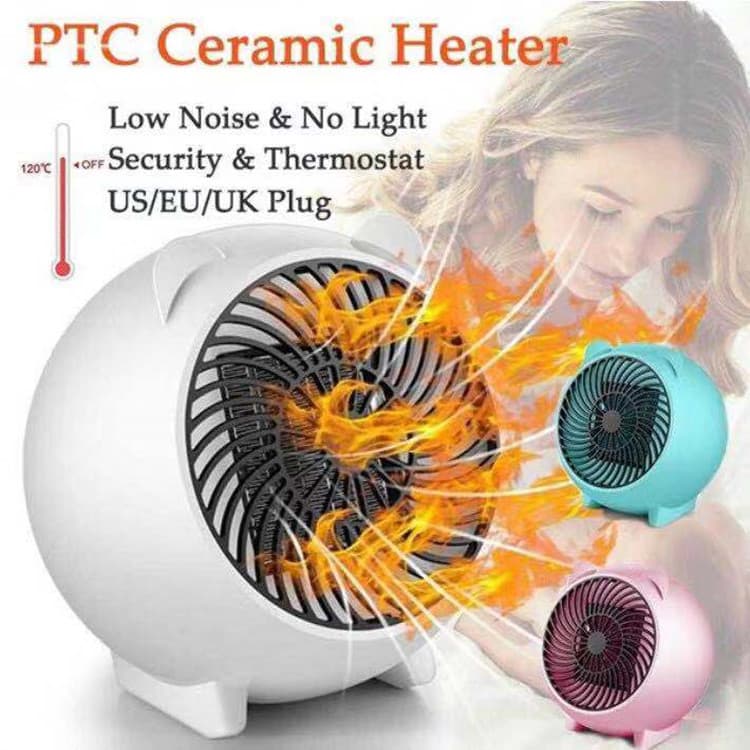 Cross-border selection of cute cartoon mini air heaters, desktop small heaters, household electric heaters, European and American regulations 1