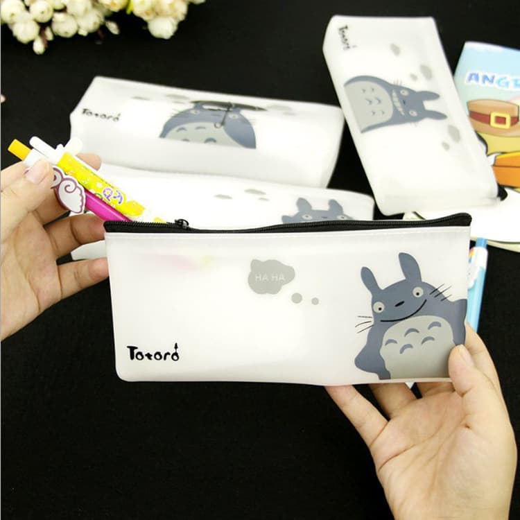 (Wholesale), storage bag with zipper for students, capacious pencil case, silicone cosmetic bag 3