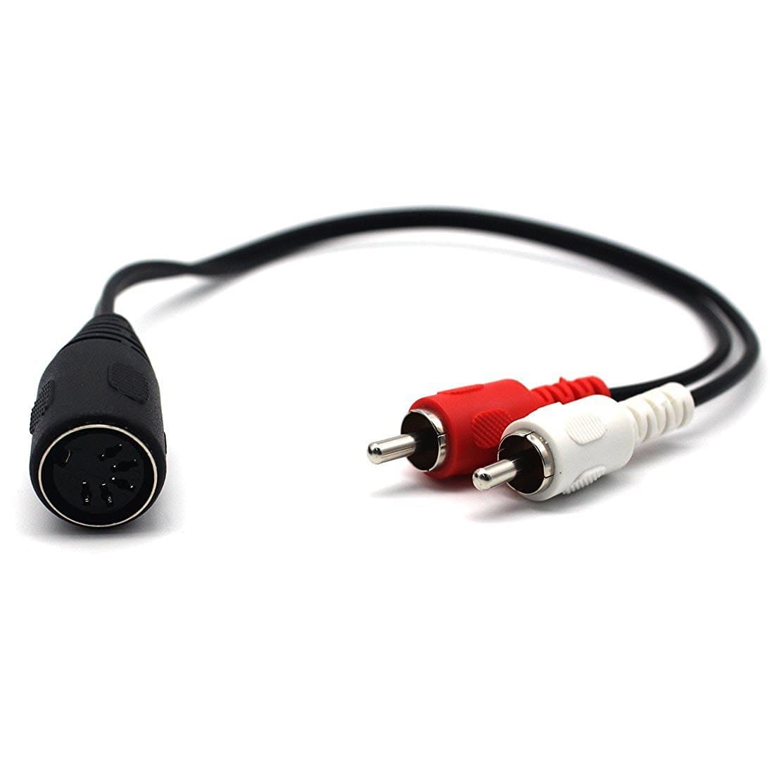 5-Pin DIN Female to 2RCA Audio Cable Adapter 3
