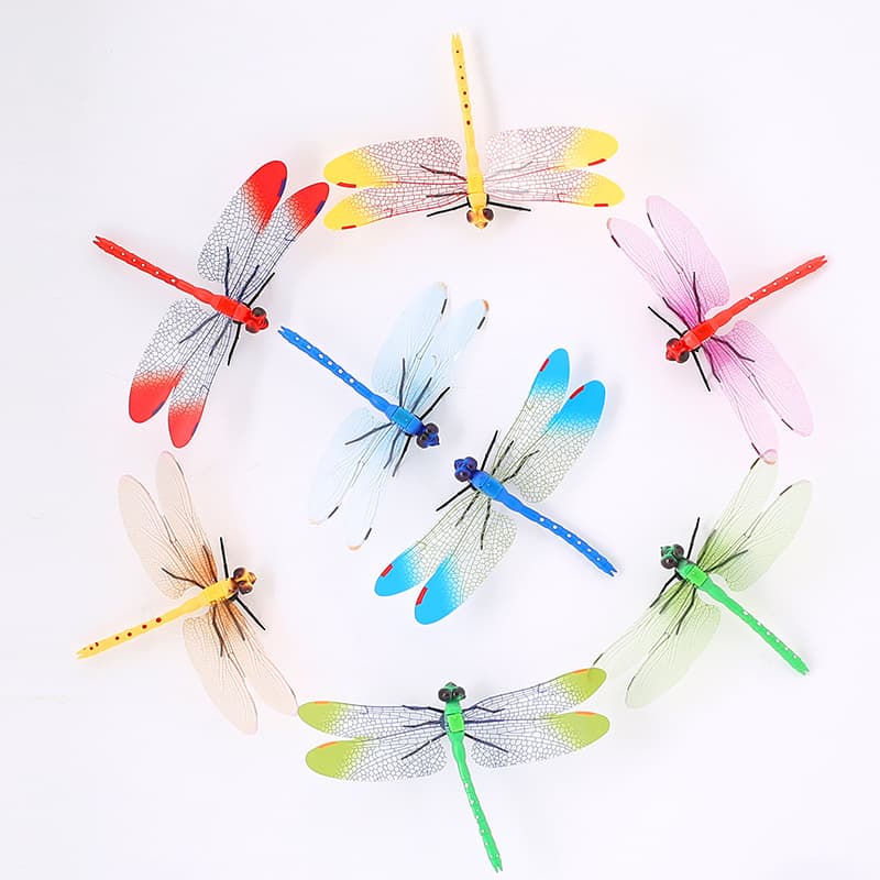 Three dimensional magnetic creative fridge magnet, pin, realistic cloth, in 3d format, dragonfly, home decor 2