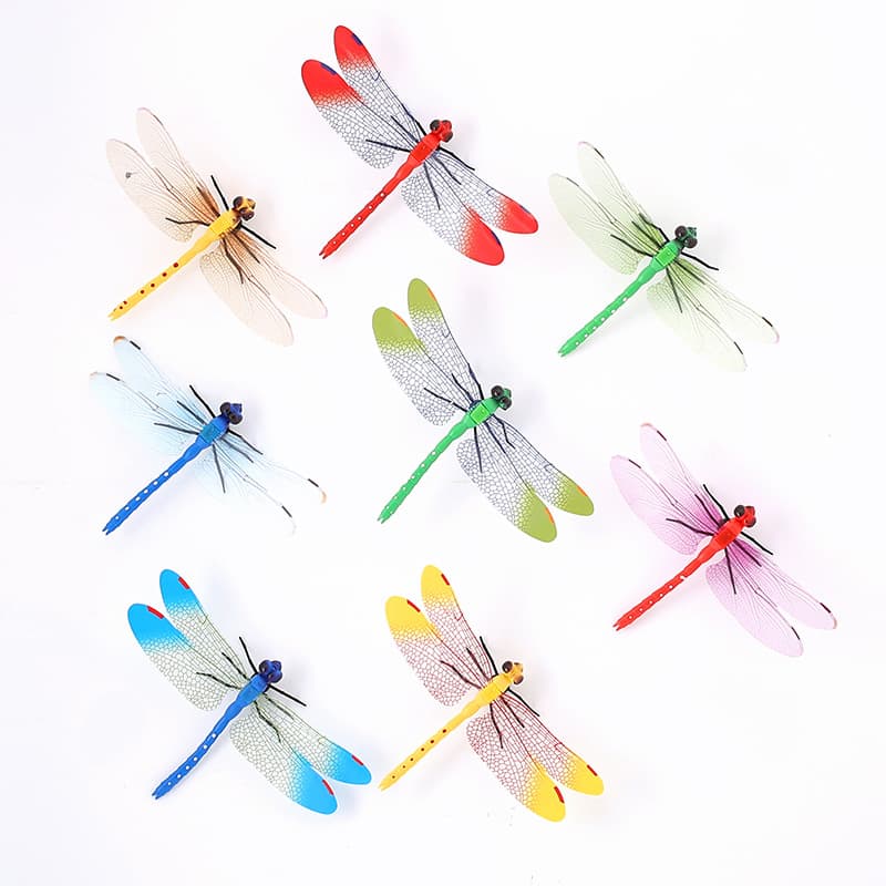 Three dimensional magnetic creative fridge magnet, pin, realistic cloth, in 3d format, dragonfly, home decor 1