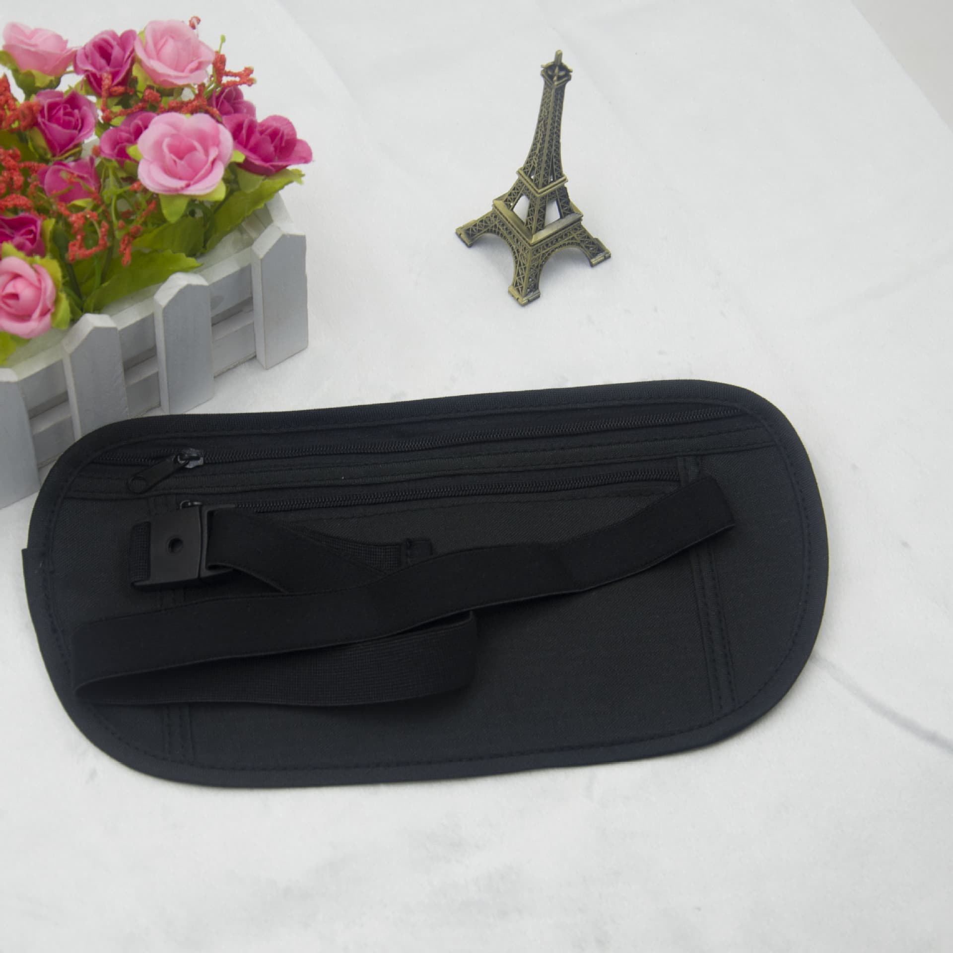 Sports invisible universal ultra thin belt bag for traveling, for running, with your logo imprint 2