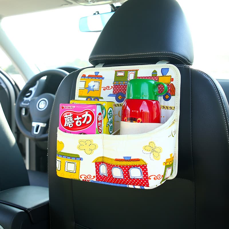 Creative cartoon storage bag for car, storage system, children's hanging organiser, umbrella with glass, storage box 2