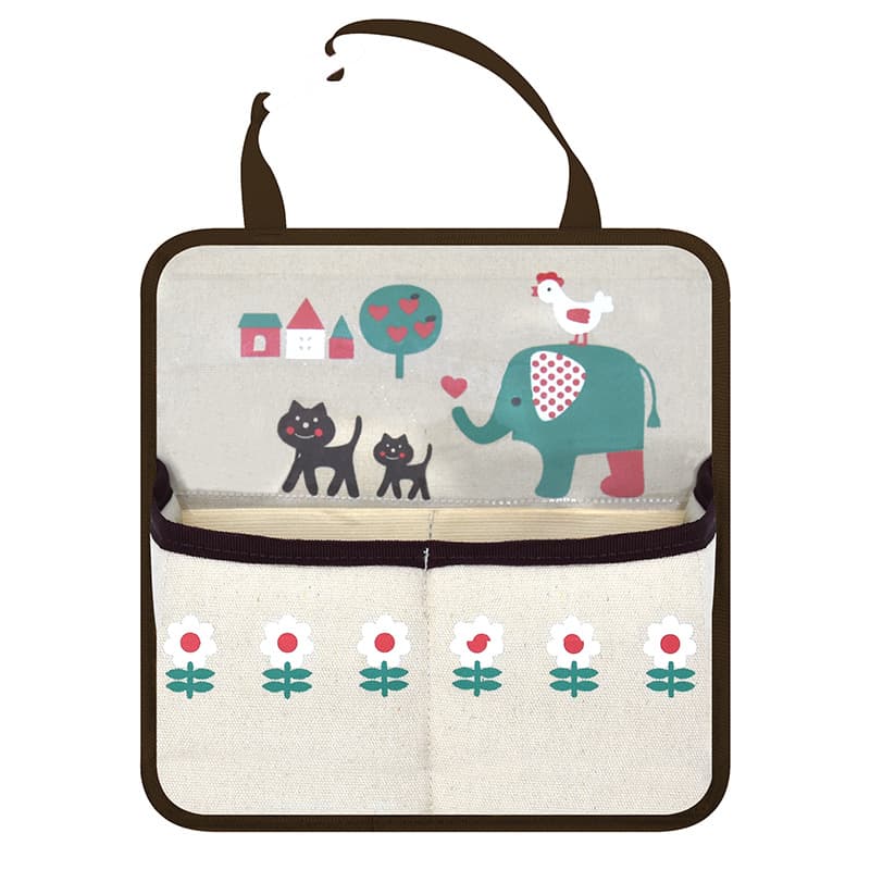 Creative cartoon storage bag for car, storage system, children's hanging organiser, umbrella with glass, storage box 5