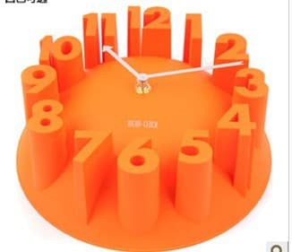 STEREO 3D DIGITAL WALL CLOCKS 3D stereo clock creative fashion hanging clock 3