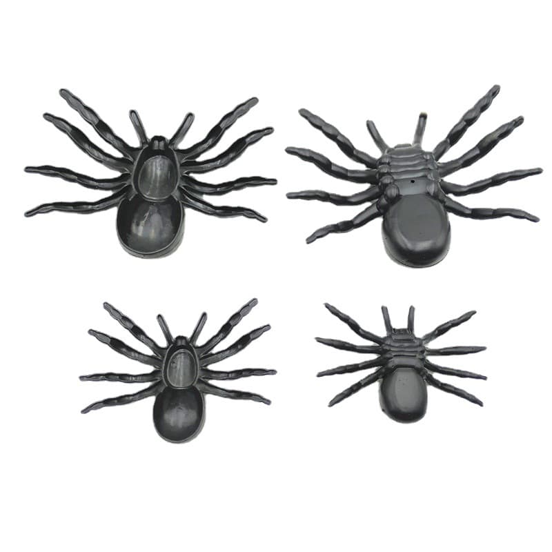 Plastic Spider Halloween Props Big Bar Haunted House Haunted Festival Decoration Tricky Spoof Cross-Border Supply Holiday Decoration 5