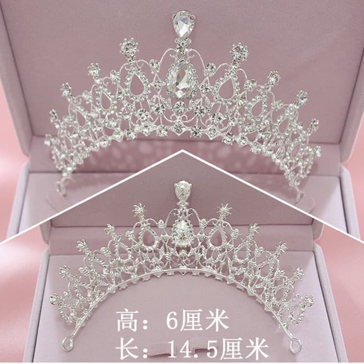 (Cross-border trading), (Wholesale), necklace for bride, hair accessory, set, accessories, box, new collection, 3 piece set 3