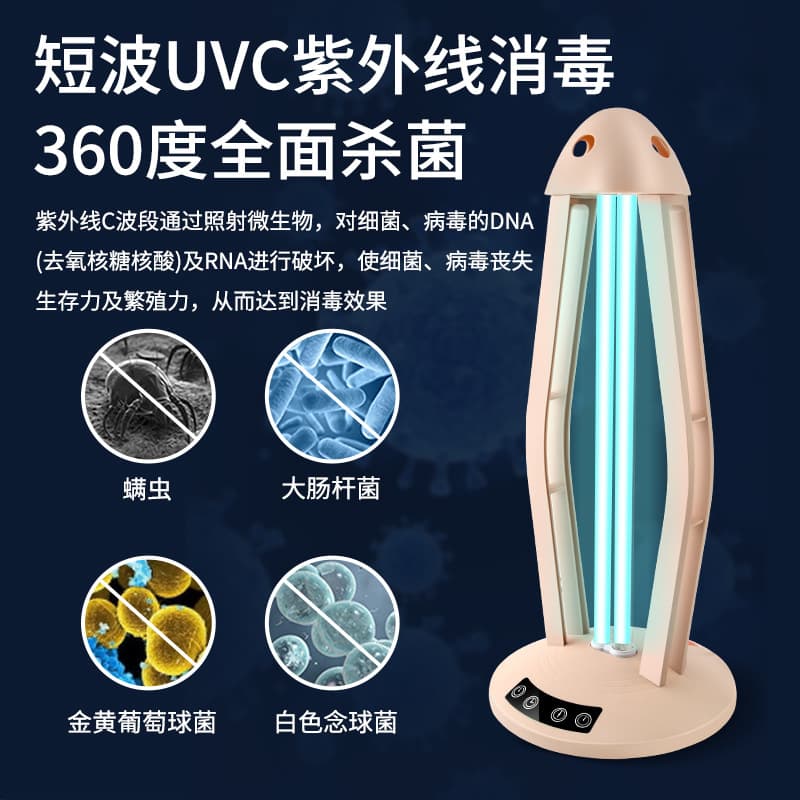 UV Disinfection Lamp - Household Germicidal Remote Control Light 2