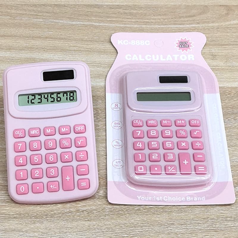 Mini calculator student computer 888 cute high-value cross-border calculator elementary school student science calculator 3