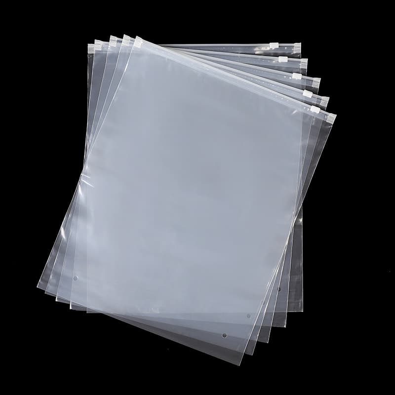 PE transparent zipper bag wholesale 30*40 special costume packaging bag PE transparent bag clothing zipper self -sealed bag 7