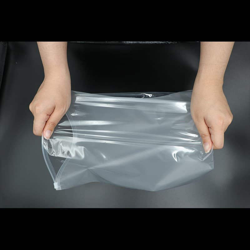 PE transparent zipper bag wholesale 30*40 special costume packaging bag PE transparent bag clothing zipper self -sealed bag 9