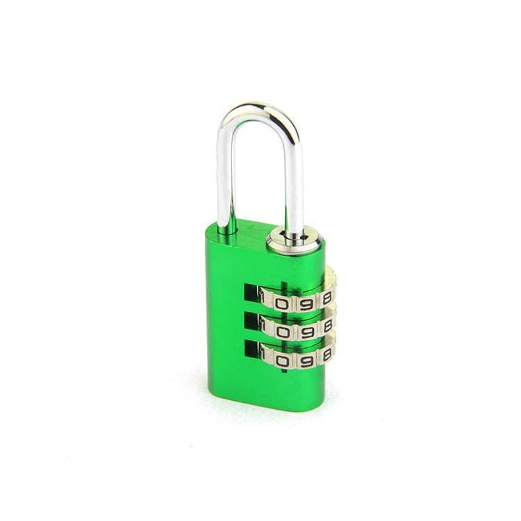 L323 rotor password lock aluminum alloy anti -theft lock locker luggage lock multi -color high -density solid solid lock 2
