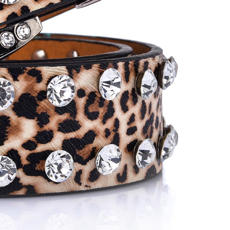 Universal belt, stone inlay, trousers, Korean style, diamond encrusted 4