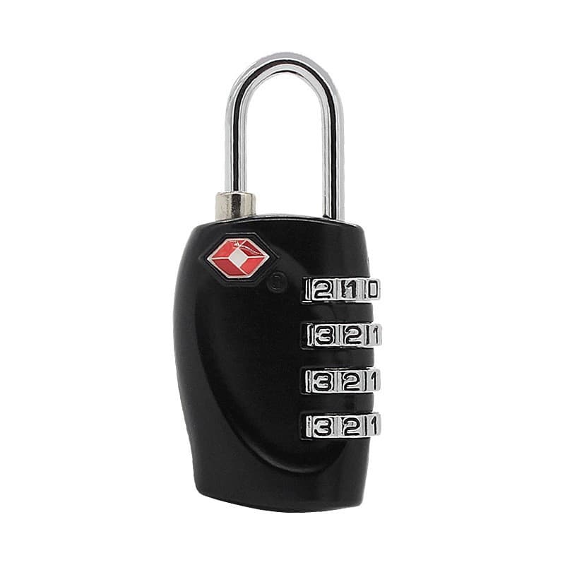 Customs lock TSA password lock hanging mini 4 -digit password lock TSA330 customs hanging lock black spot 5
