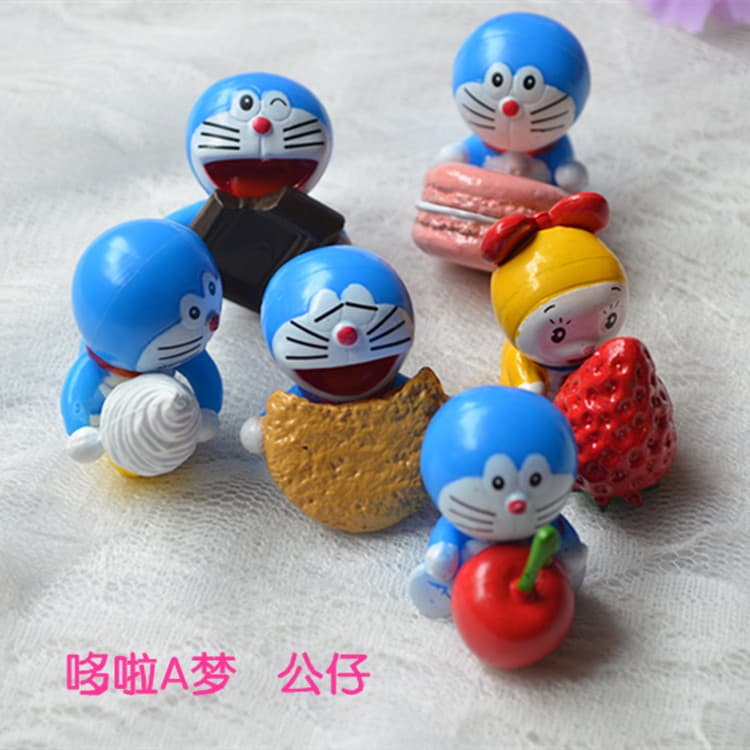 Cartoon doll PVC for beard, micro landscape, accessory, keychain