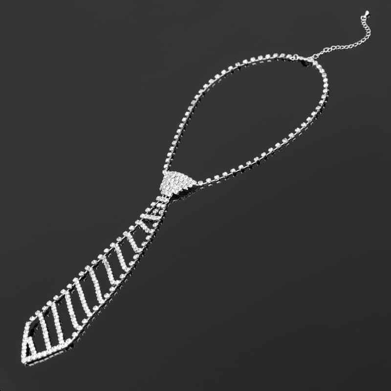 Long accessory, necklace, fashionable bow tie, European style 2