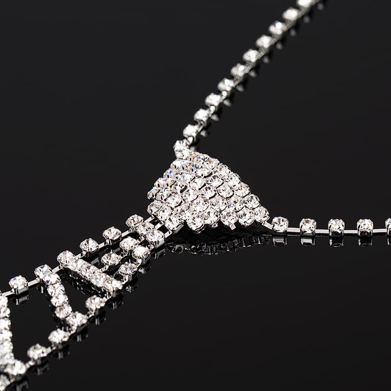 Long accessory, necklace, fashionable bow tie, European style 3