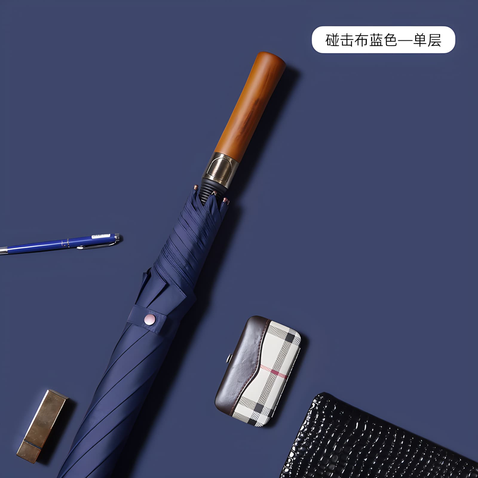 8K straight pole umbrella ads umbrella umbrella plus printing all fiber long -handle umbrella car label business golf gift umbrella 3